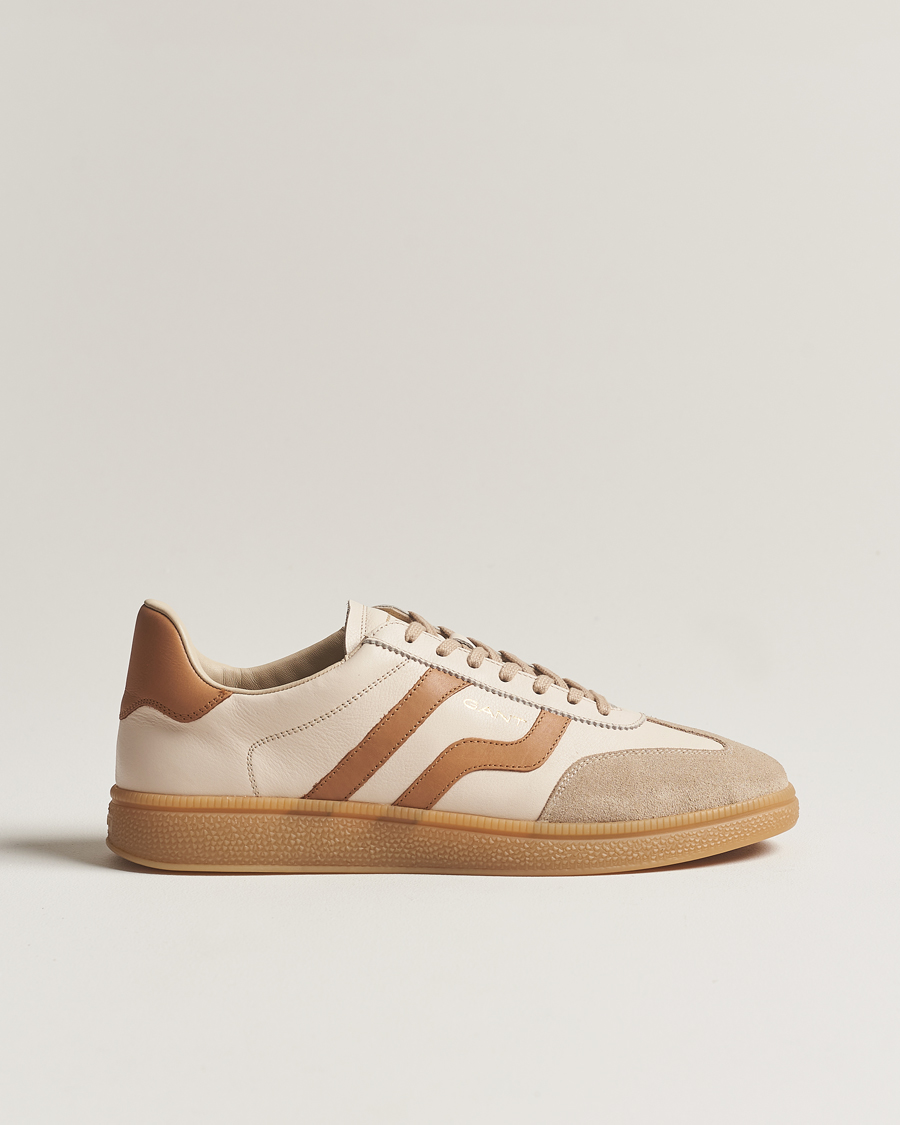 Herr | GANT Cuzmo Leather Sneaker Beige/Tan | GANT | Cuzmo Leather Sneaker Beige/Tan