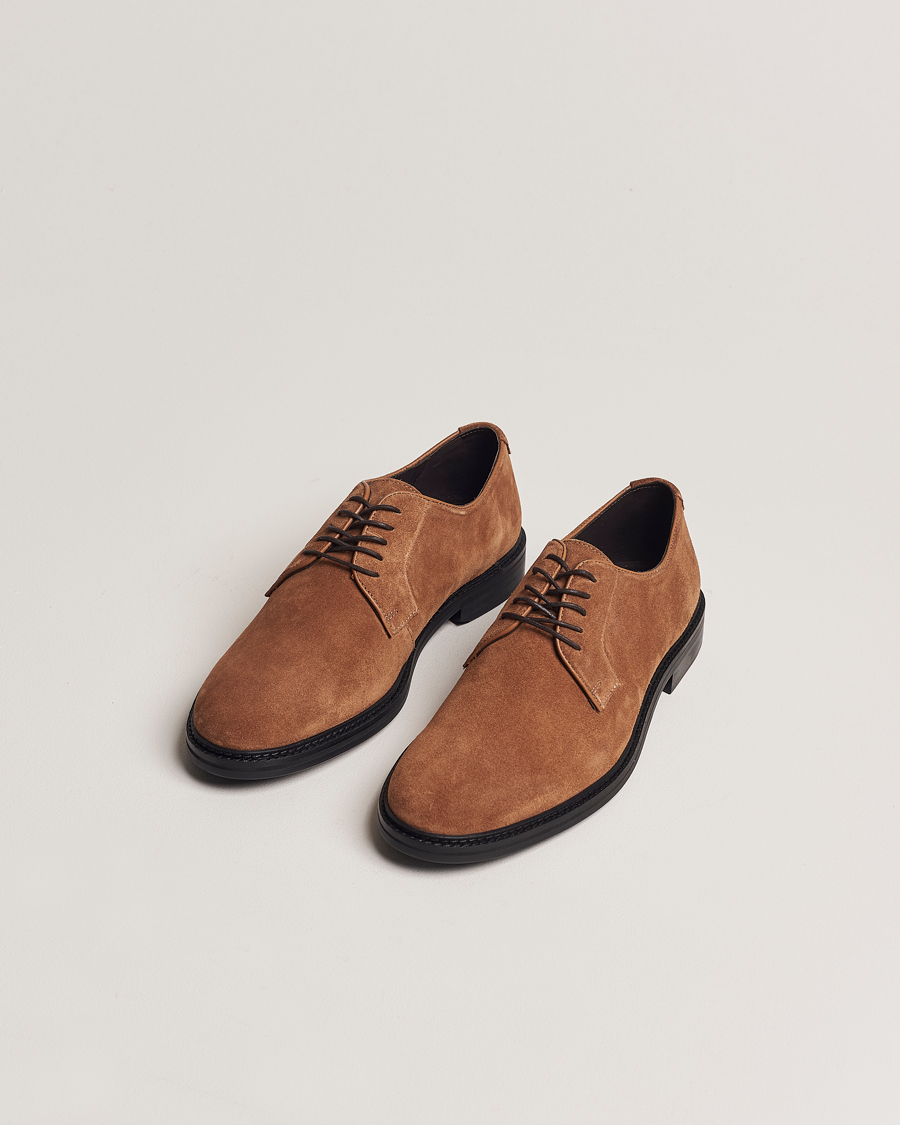 Herr | Mockaskor | GANT | Bidford Suede Derby Cognac