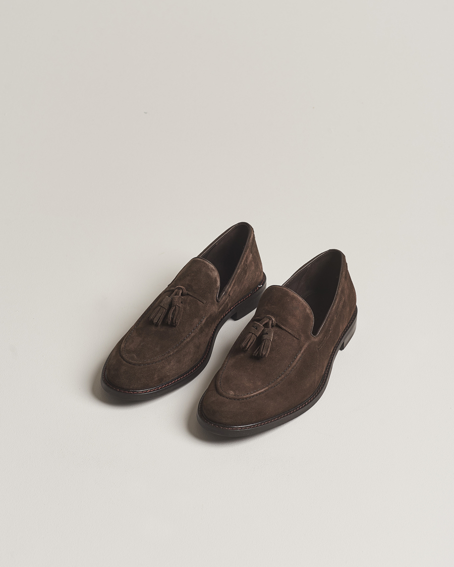 Herr | Avdelningar | GANT | Lozham Suede Tassle Loafer Coffee Brown