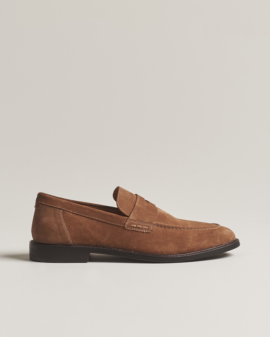Herr | GANT Lozham Suede Loafer Cognac | GANT | Lozham Suede Loafer Cognac