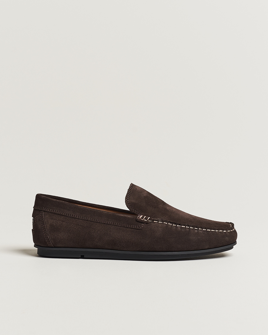 Herr | GANT Wilmon Suede Car Shoe Dark Brown | GANT | Wilmon Suede Car Shoe Dark Brown
