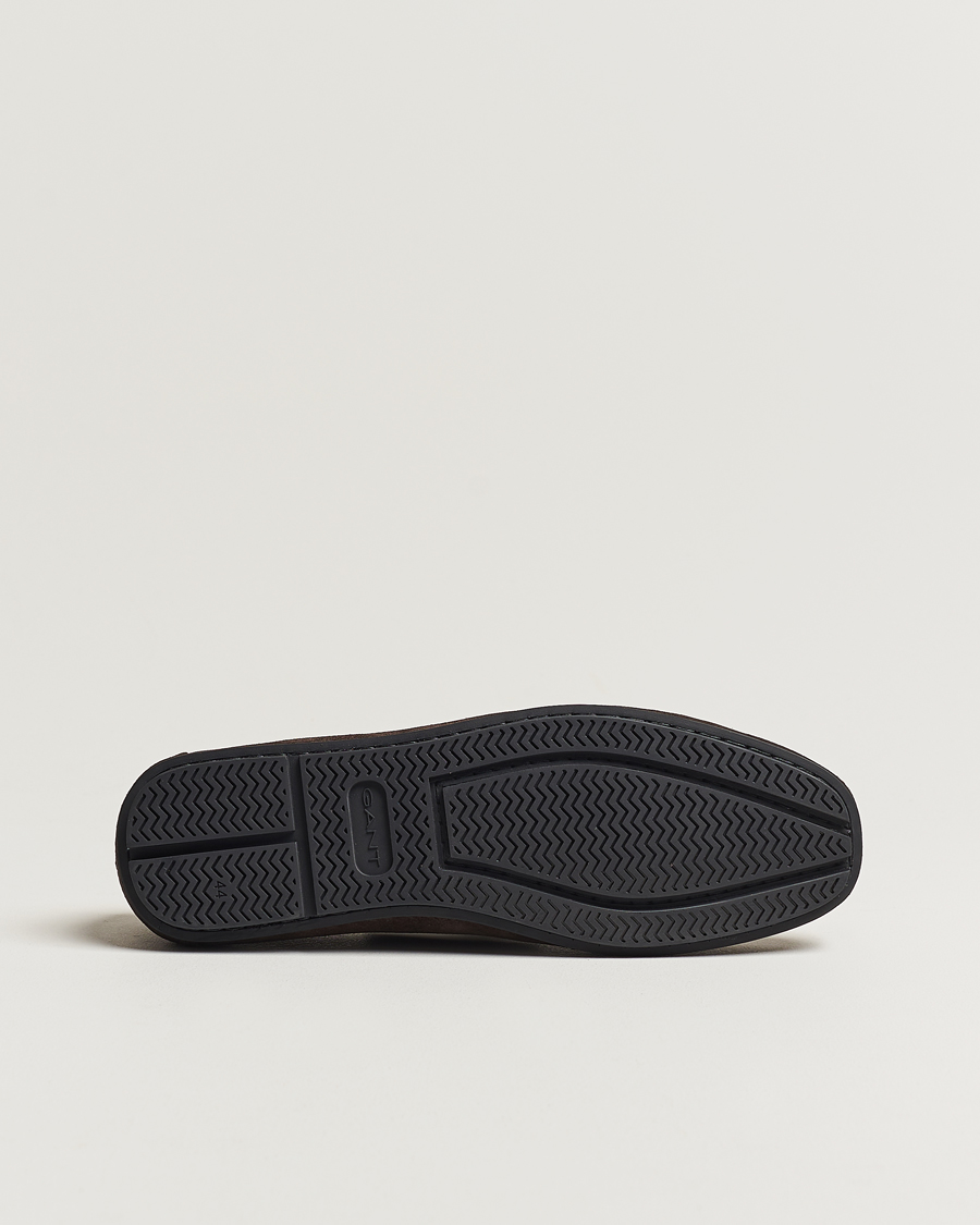 Herr | GANT Wilmon Suede Car Shoe Dark Brown | GANT | Wilmon Suede Car Shoe Dark Brown