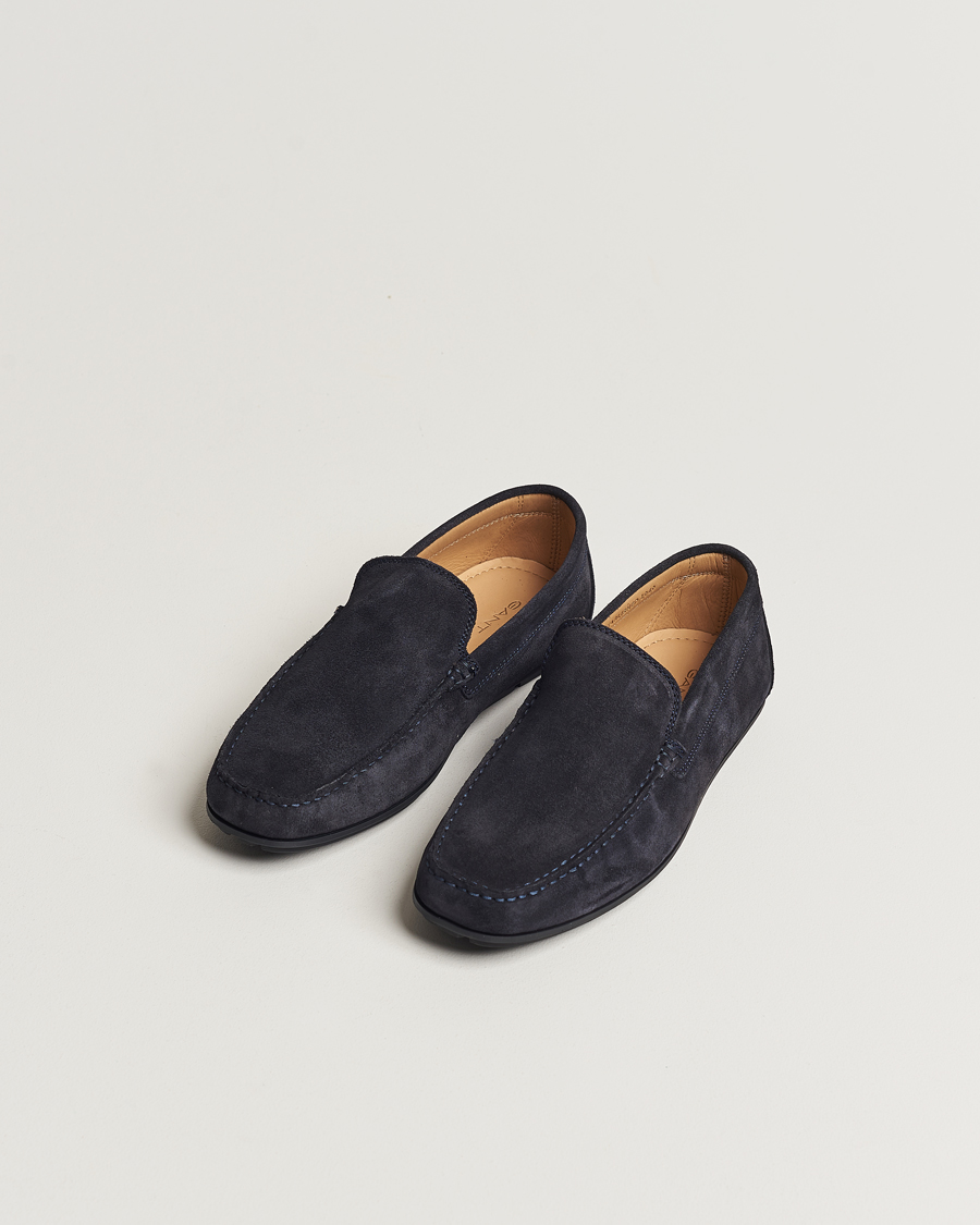 Herr | Preppy Authentic | GANT | Wilmon Suede Car Shoe Marine