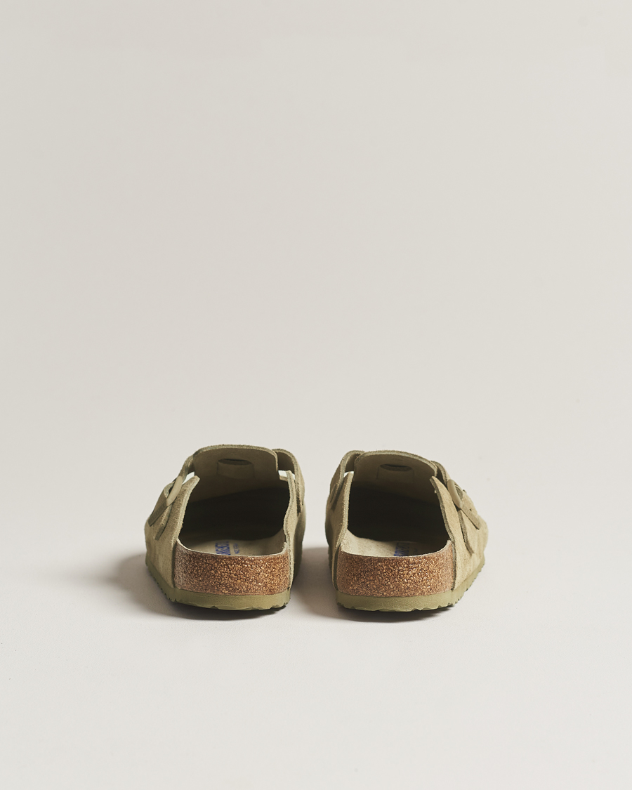 Herr | BIRKENSTOCK Boston Soft Footbed Faded Khaki Suede | BIRKENSTOCK | Boston Soft Footbed Faded Khaki Suede