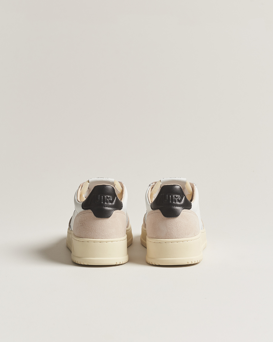 Herr | Sneakers | Autry | Medalist Low Leather/Suede Sneaker White/Black