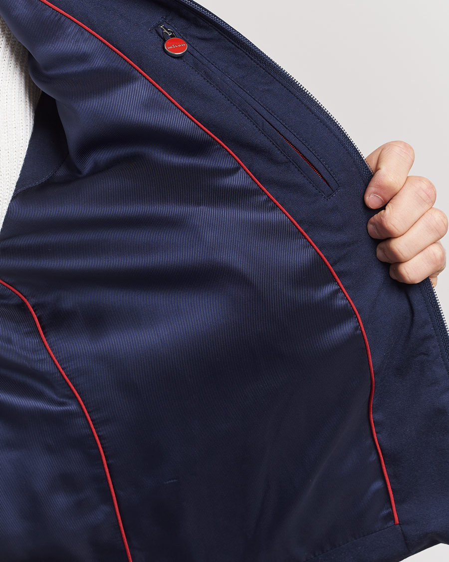 Herr | Jackor | Kiton | Technical Wool Gilet Navy