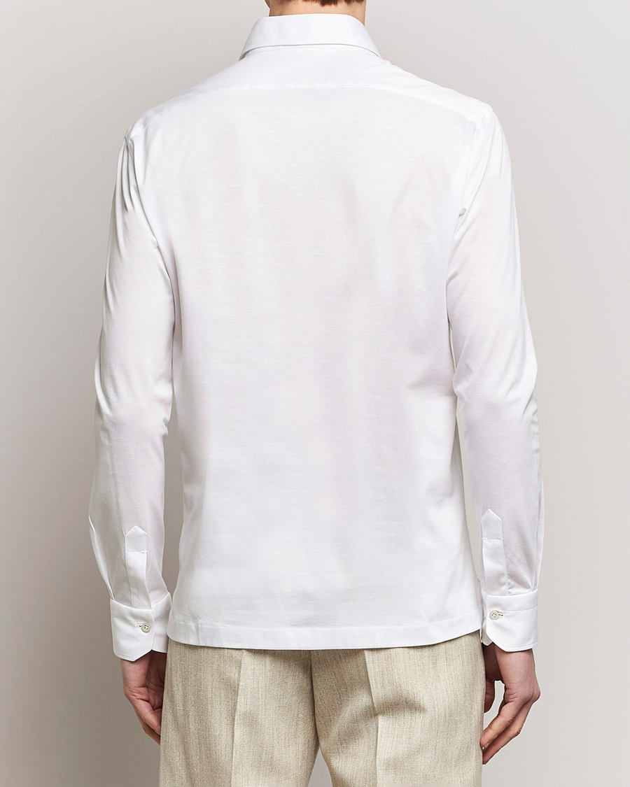 Herr | Skjortor | Kiton | Popover Shirt White