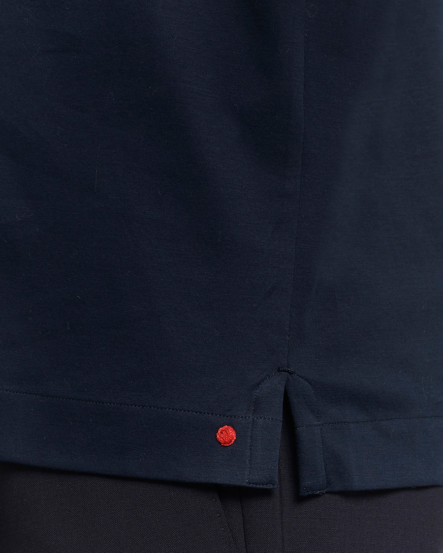 Herr | Skjortor | Kiton | Popover Shirt Navy