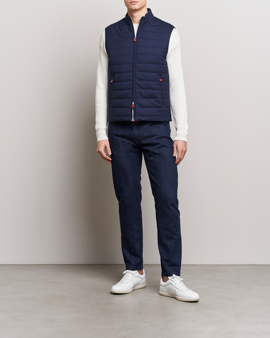 Herr | Jeans | Kiton | Slim Fit 5-Pocket Jeans Dark Indigo