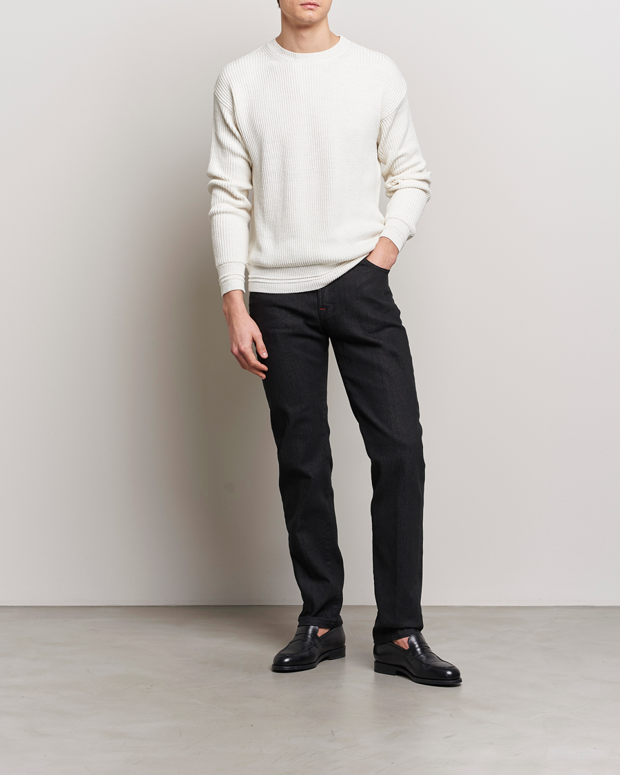 Herr | Jeans | Kiton | Slim Fit 5-Pocket Jeans Black