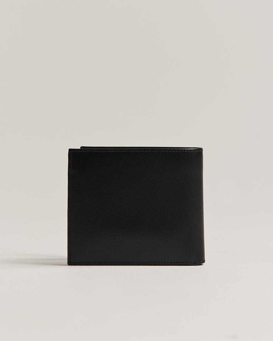 Herr | Plånböcker | Kiton | Saffiano Leather Wallet Black