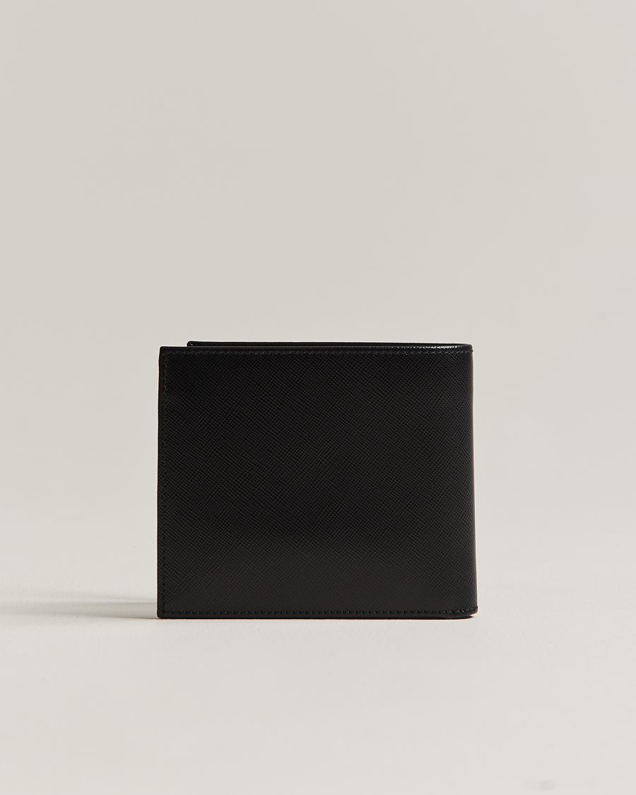 Herr | Luxury Brands | Kiton | Saffiano Leather Wallet Black