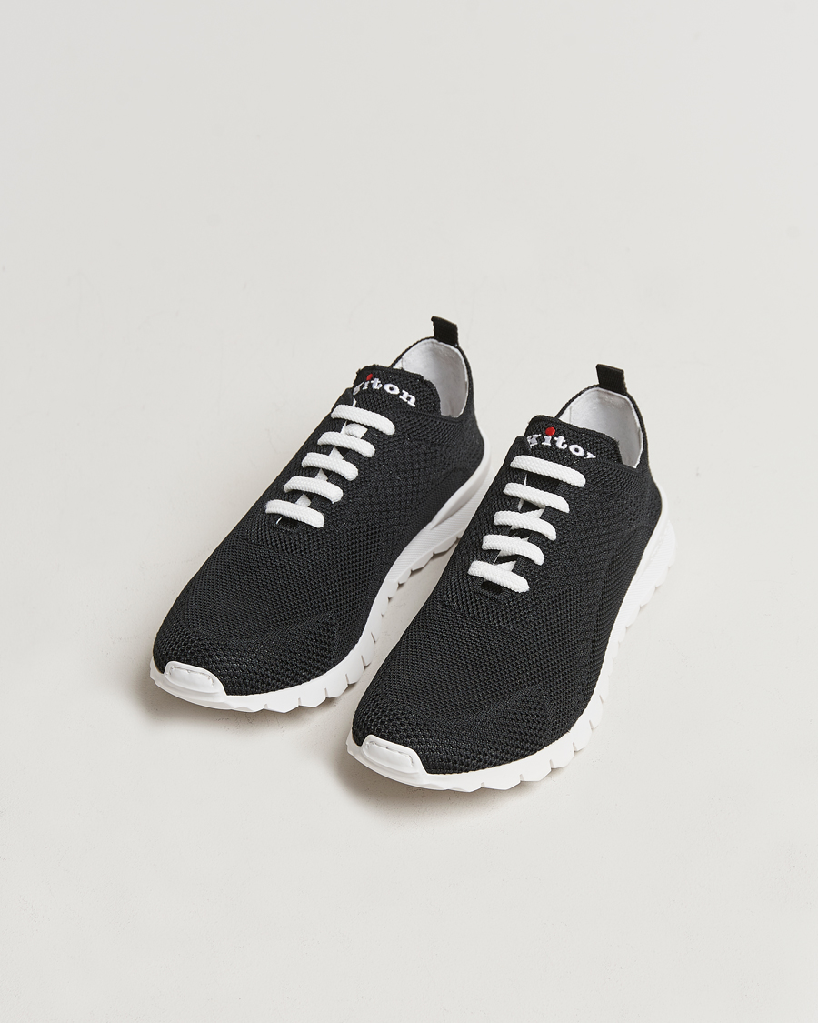 Herr | Kiton Mesh Running Sneakers Black | Kiton | Mesh Running Sneakers Black