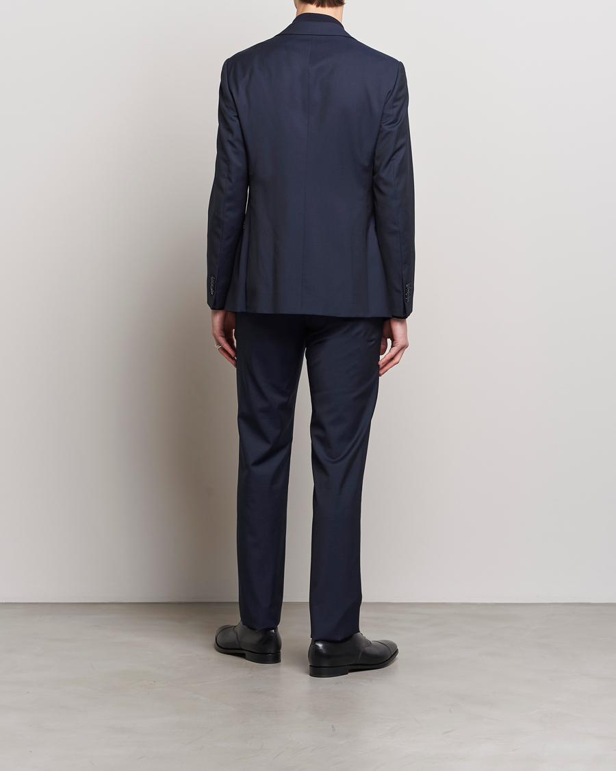 Herr | Kostymer | Giorgio Armani | Slim Fit Peak Lapel Wool Suit Navy
