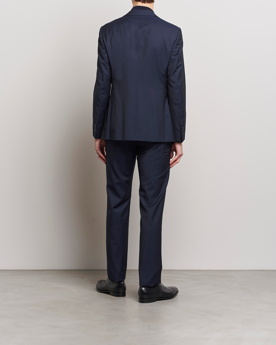 Herr |  | Giorgio Armani | Slim Fit Peak Lapel Wool Suit Navy