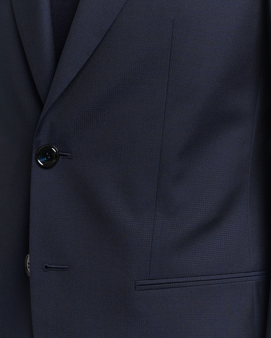 Herr | Kostymer | Giorgio Armani | Slim Fit Peak Lapel Wool Suit Navy