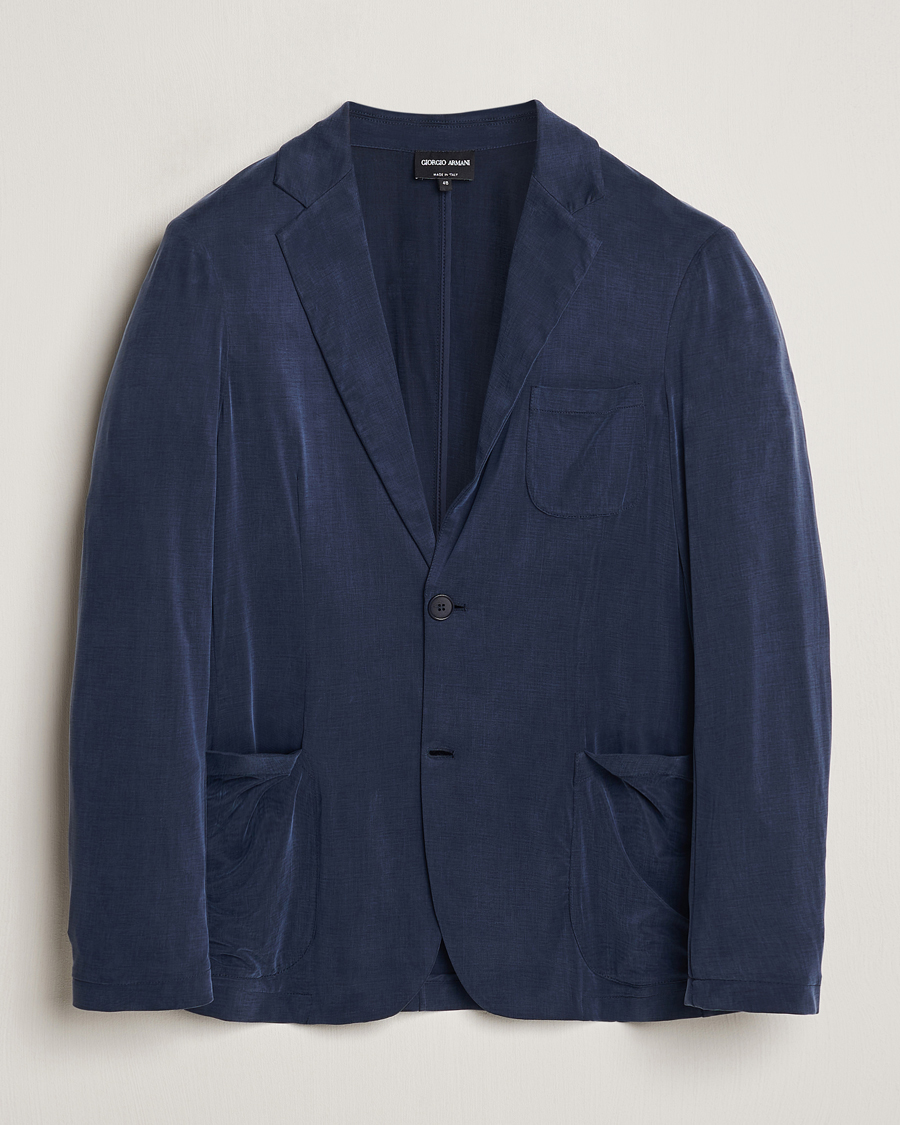 Herr | Kavajer | Giorgio Armani | Unconstructed Blazer Navy