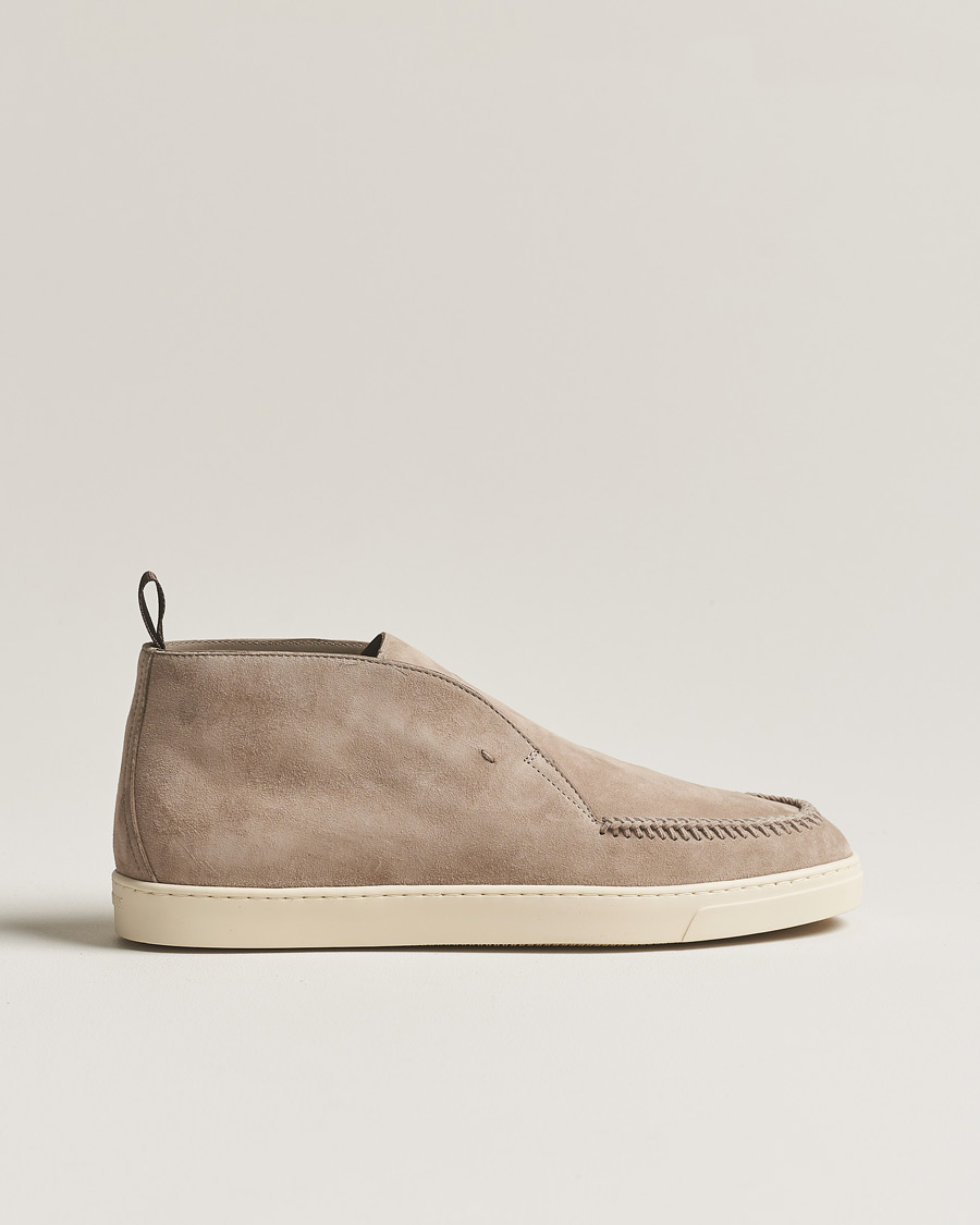 Herr | Giorgio Armani Intrecci Chukka Boot Beige Suede | Giorgio Armani | Intrecci Chukka Boot Beige Suede