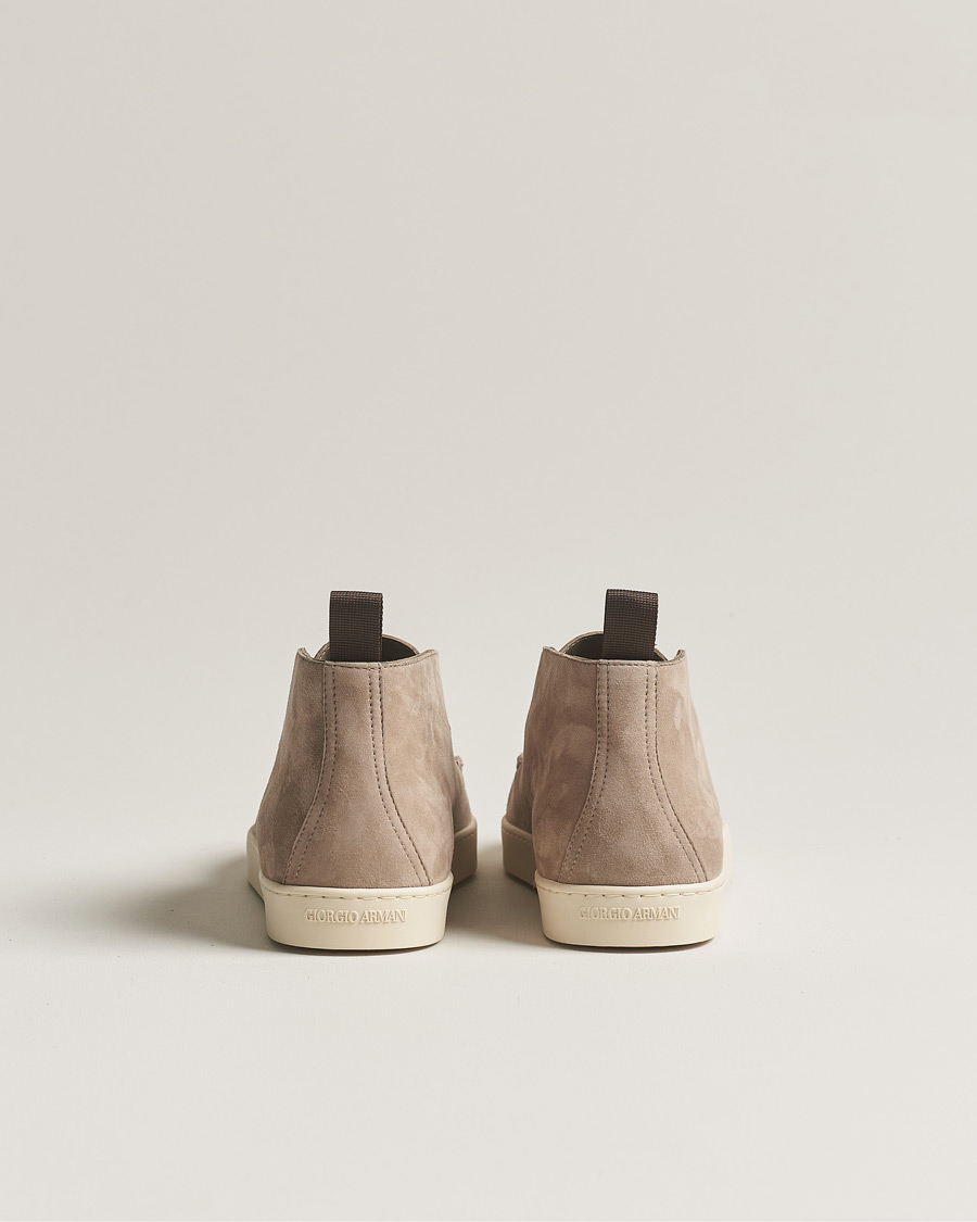 Herr | Giorgio Armani Intrecci Chukka Boot Beige Suede | Giorgio Armani | Intrecci Chukka Boot Beige Suede