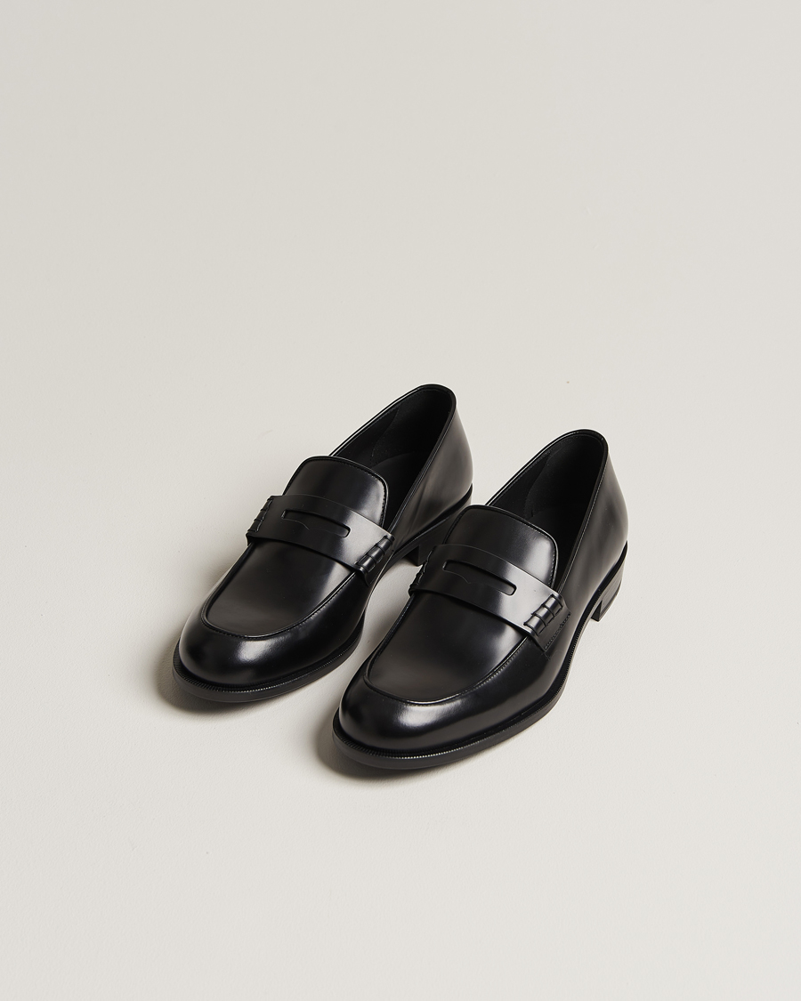 Herr | Italian Department | Giorgio Armani | Penny Loafers Black Calf