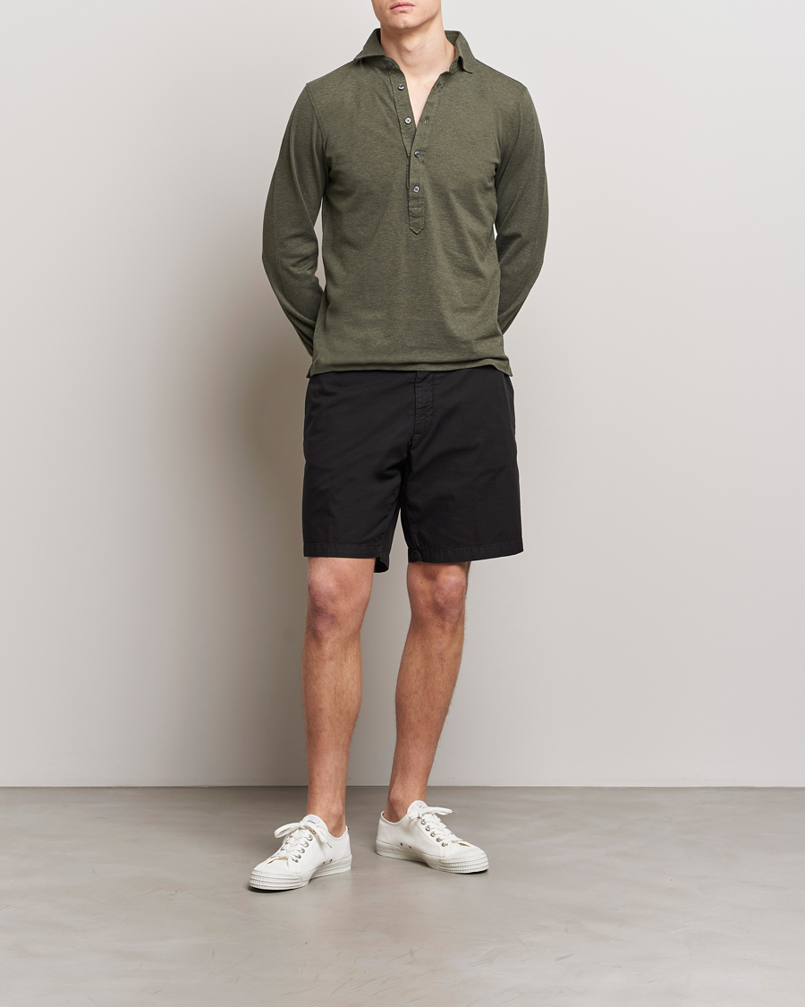 Herr | Shorts | Briglia 1949 | Easy Fit Cotton Shorts Black