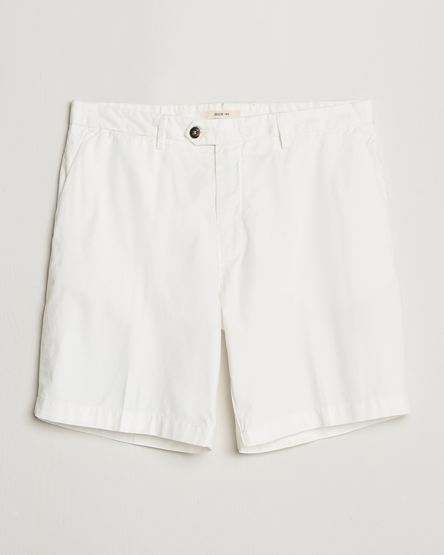 Herr | Shorts | Briglia 1949 | Easy Fit Cotton Shorts White