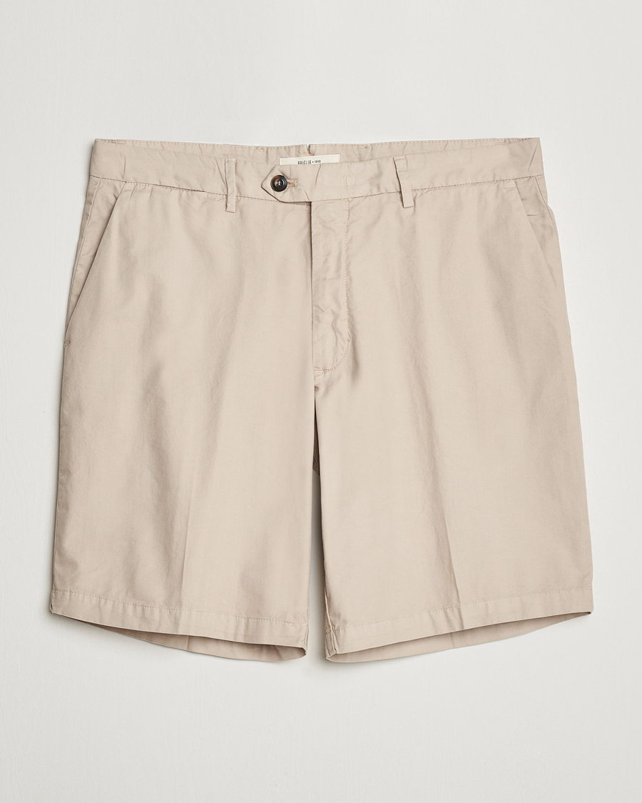 Herr | Shorts | Briglia 1949 | Easy Fit Cotton Shorts Beige