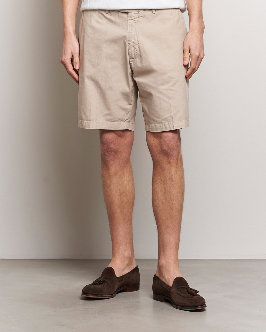 Herr | Avdelningar | Briglia 1949 | Easy Fit Cotton Shorts Beige