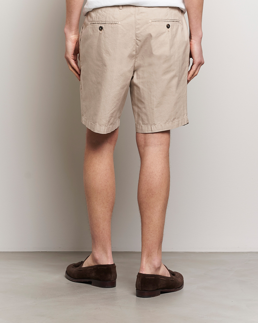 Herr | Shorts | Briglia 1949 | Easy Fit Cotton Shorts Beige