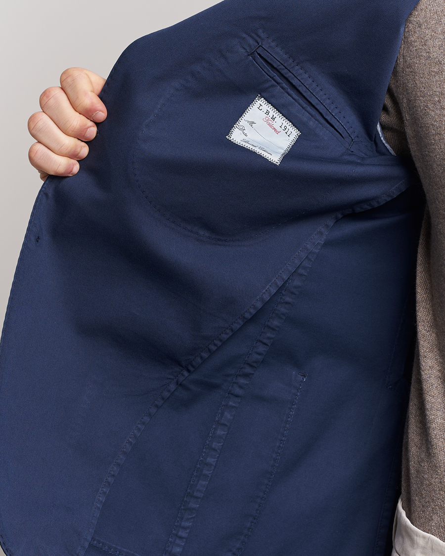 Herr | Kavajer | L.B.M. 1911 | Jack Regular Fit Cotton Stretch Blazer Navy