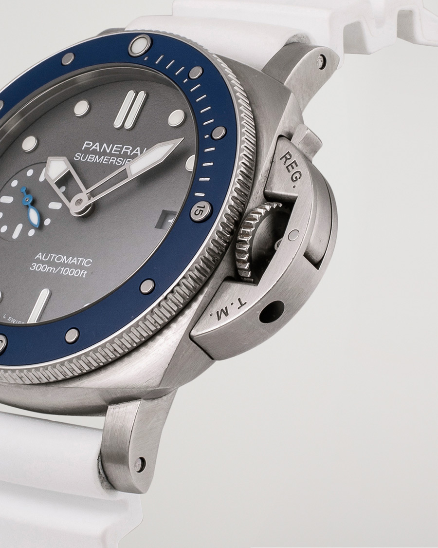 Herr | Panerai Pre-Owned Luminor Submersible PAM 00959 Silver | Panerai Pre-Owned | Luminor Submersible PAM 00959 Silver