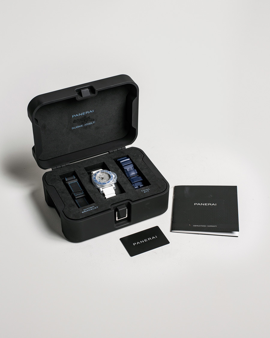 Herr | Panerai Pre-Owned Luminor Submersible PAM 00959 Silver | Panerai Pre-Owned | Luminor Submersible PAM 00959 Silver