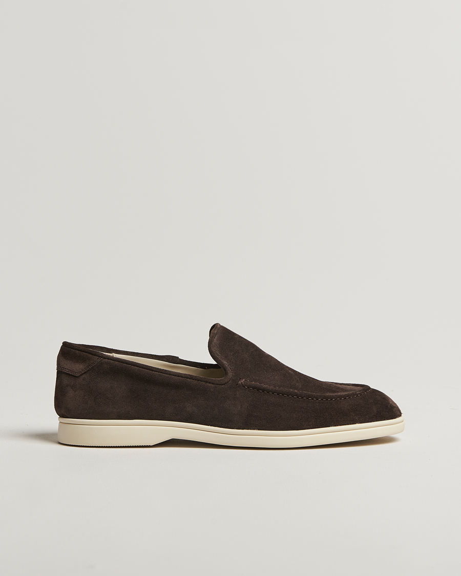 Herr | Sneakers | CQP | Debonair Suede Loafers Chocolate