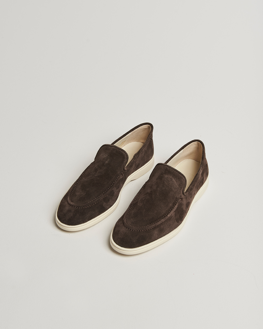 Herr | Sneakers | CQP | Debonair Suede Loafers Chocolate