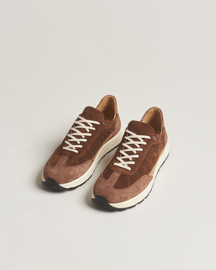 Herr | CQP | CQP | Renna Suede Runner Chestnut