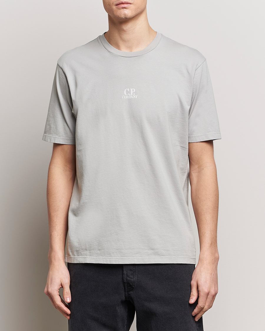 Herr | Lojalitetserbjudande | C.P. Company | Short Sleeve Hand Printed T-Shirt Grey