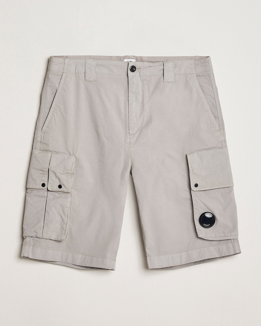Herr | Shorts | C.P. Company | Twill Stretch Cargo Shorts Grey