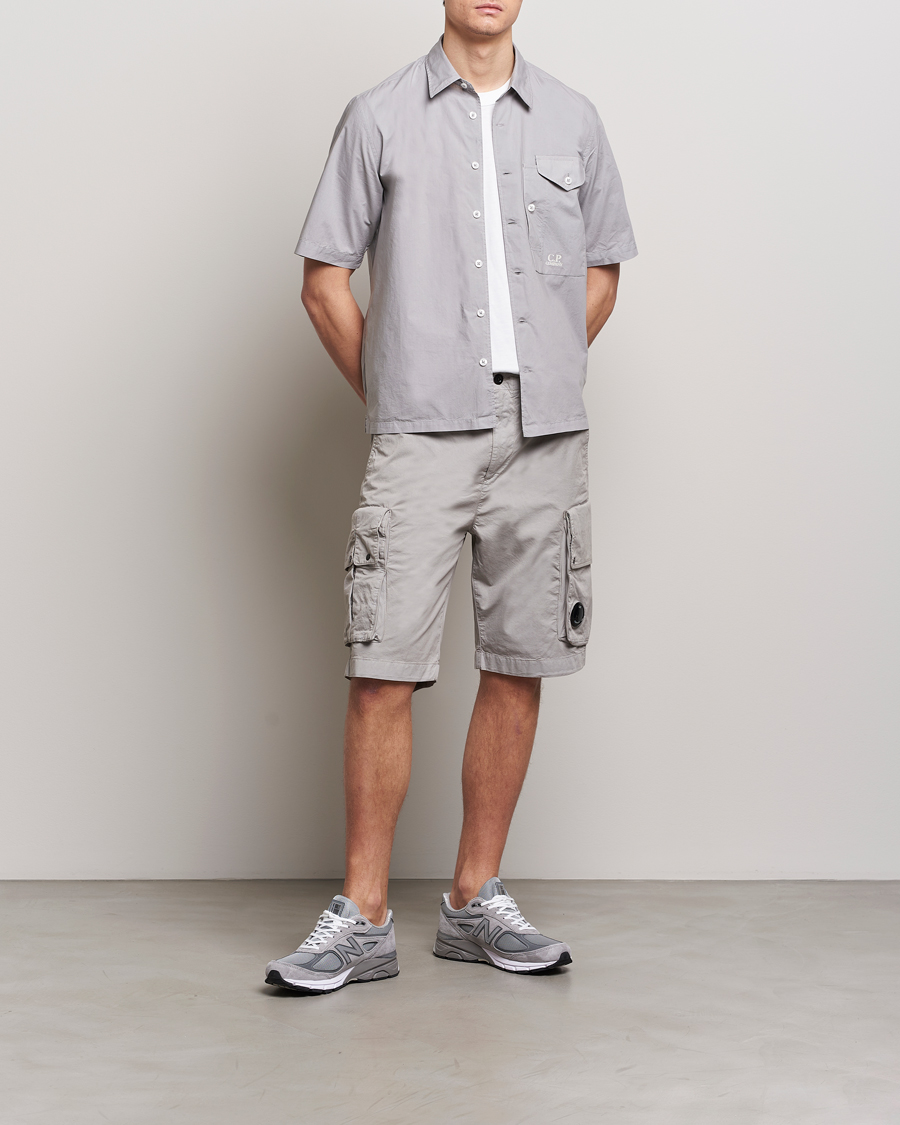 Herr | Shorts | C.P. Company | Twill Stretch Cargo Shorts Grey