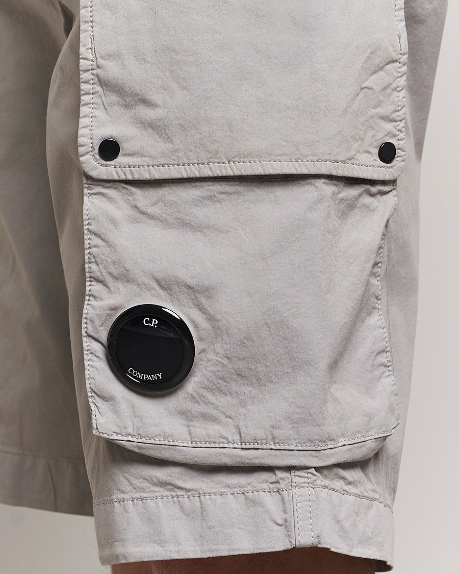 Herr | Shorts | C.P. Company | Twill Stretch Cargo Shorts Grey
