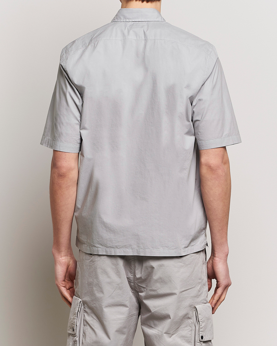 Herr | Skjortor | C.P. Company | Short Sleeve Popline Shirt Grey