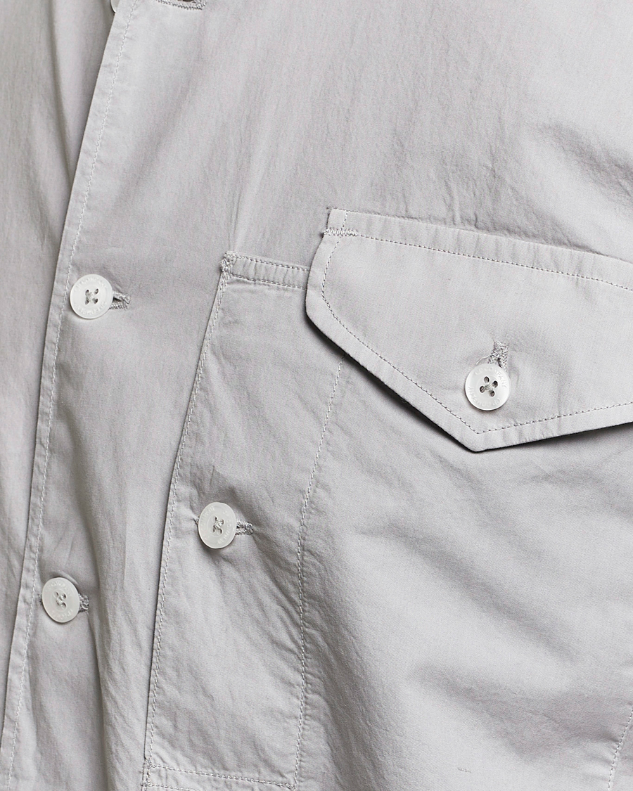 Herr | Skjortor | C.P. Company | Short Sleeve Popline Shirt Grey