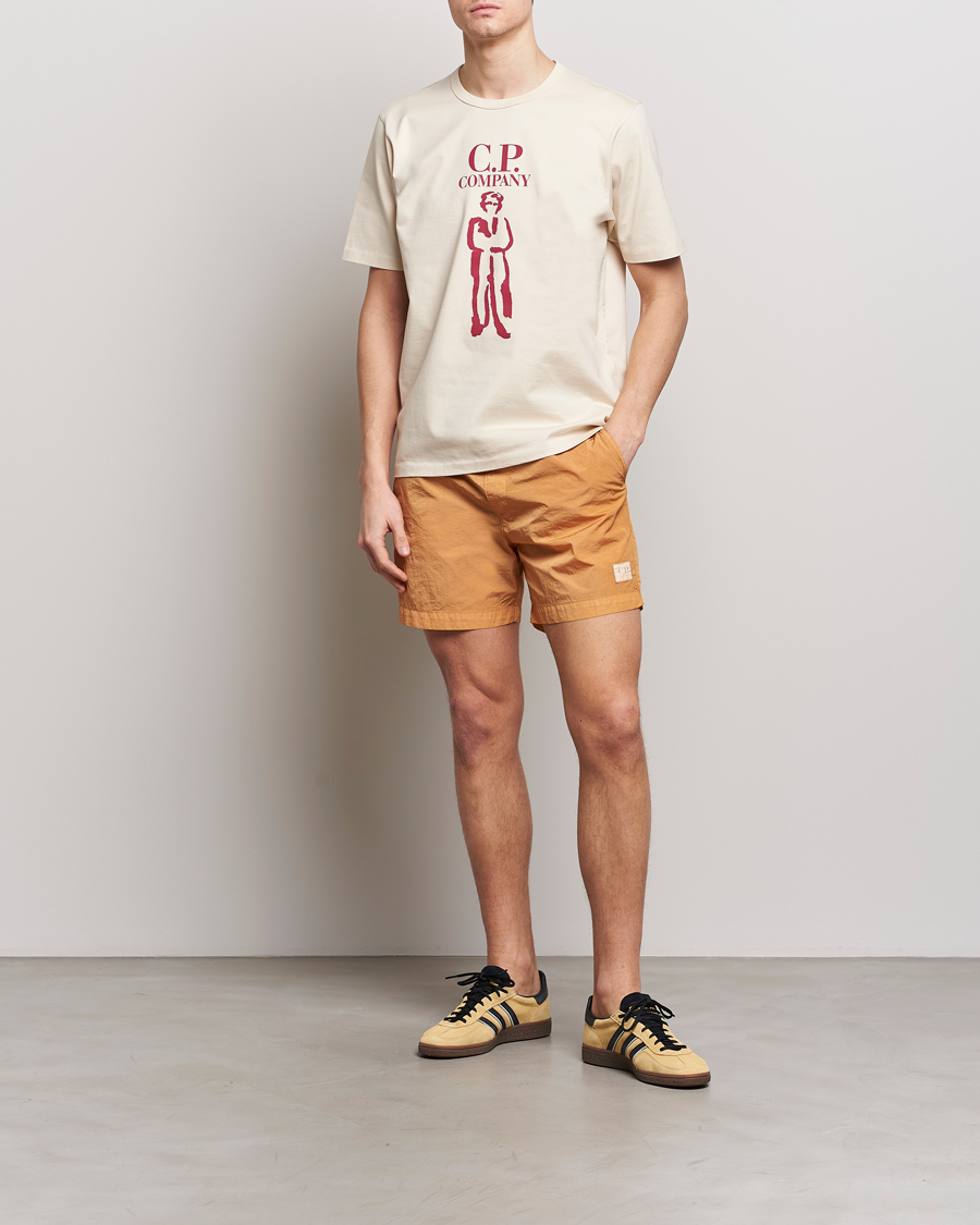 Herr | Badbyxor | C.P. Company | Eco Chrome-R Swimshorts Orange