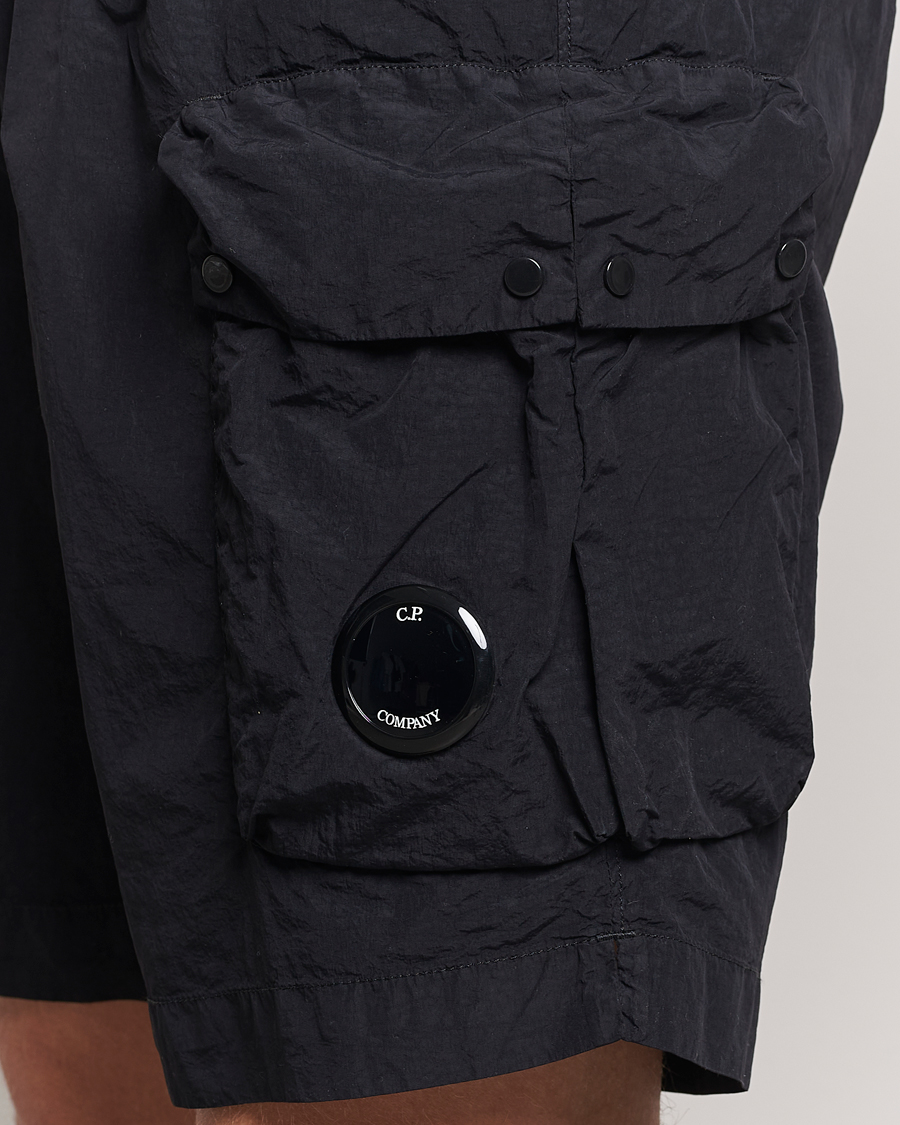Herr | Badbyxor | C.P. Company | Flatt Nylon Cargo Swimshorts Black