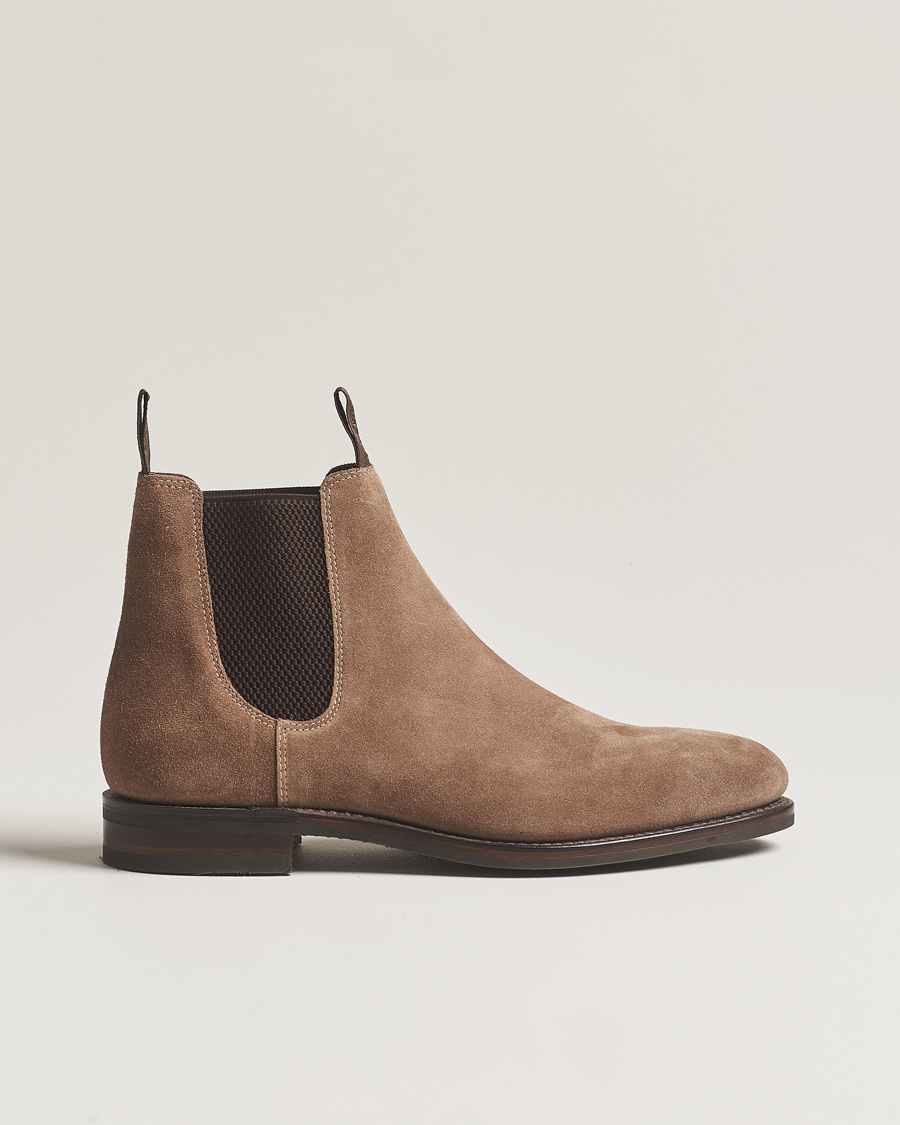 Herr | Kängor | Loake 1880 | Emsworth Chelsea Boot Flint Suede