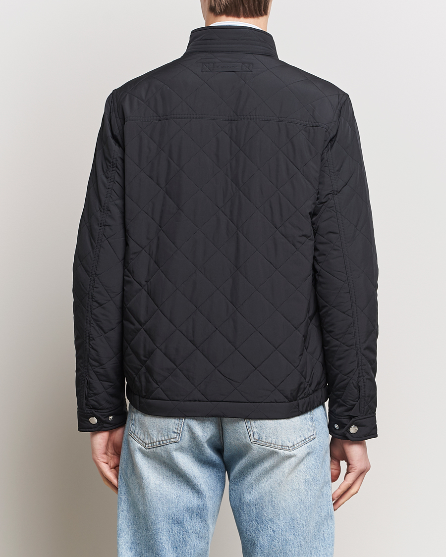 Herr | Jackor | Gant | The Quilted Windcheater Black
