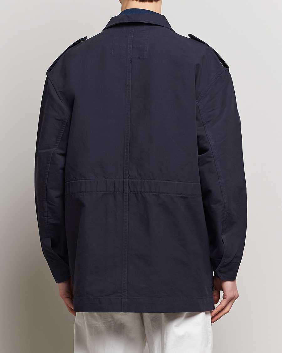 Herr | Jackor | GANT | Cotton Field Jacket Evening Blue
