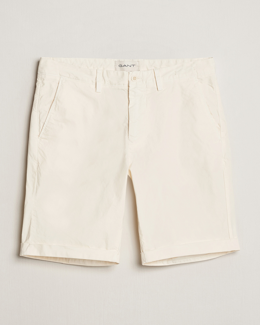 Herr | Shorts | GANT | Regular Sunbleached Shorts Cream