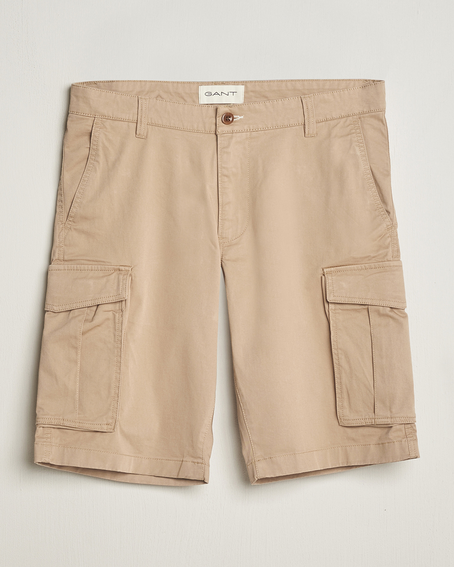 Herr | Shorts | GANT | Relaxed Twill Cargo Shorts Dark Khaki