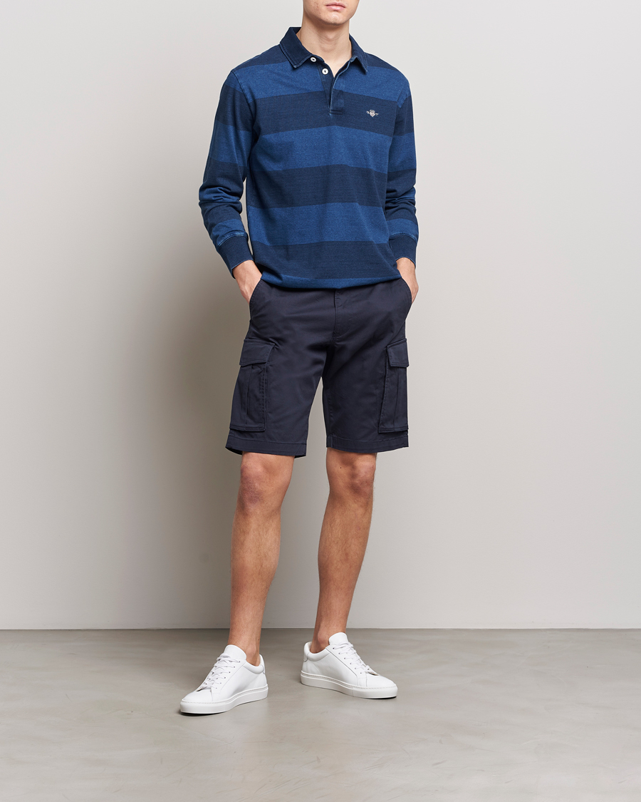 Herr | Shorts | GANT | Relaxed Twill Cargo Shorts Marine