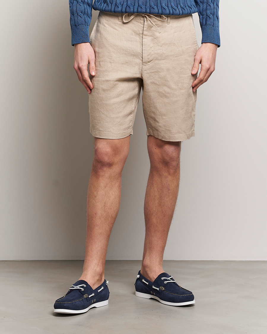 Herr |  | GANT | Relaxed Linen Drawstring Shorts Dry Sand